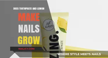 Toothpaste and Lemon: The Nail Growth Myth