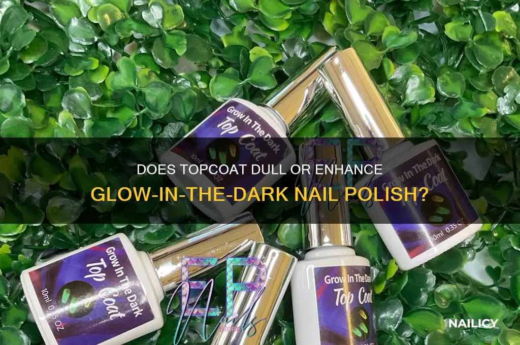 does topcoat affect glow in the dark nail polish