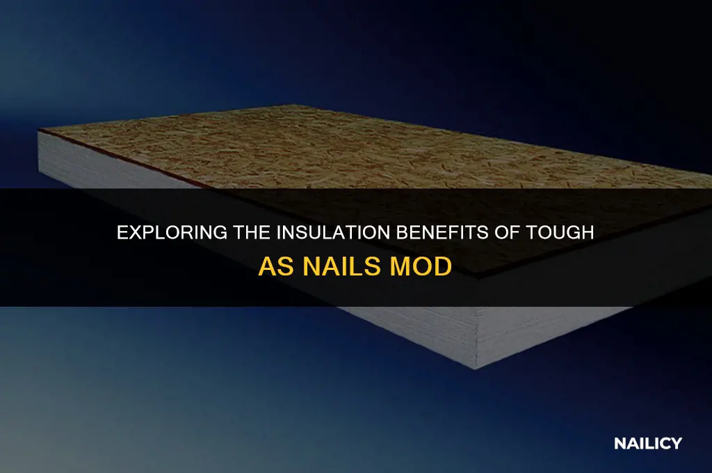 does tough as nails mod use insulation