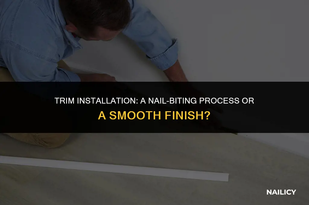 does trim get nailed