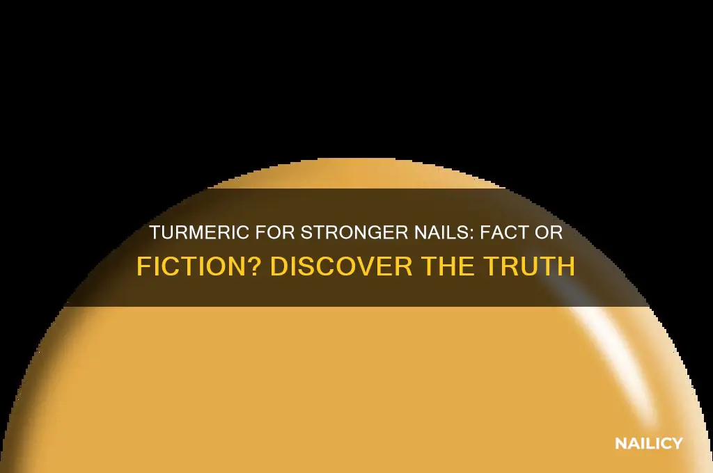 does turmeric help harden nails