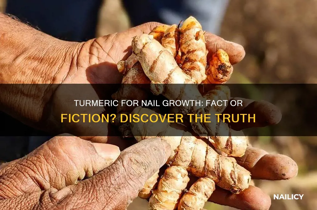 does turmeric help nail growth