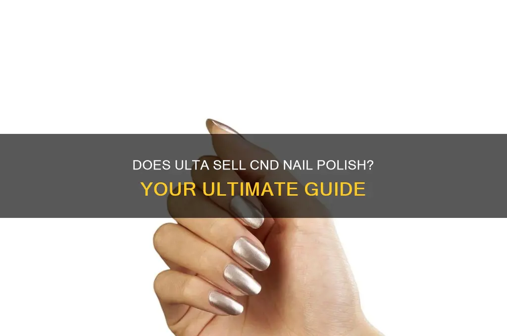 does ulta carry cnd nail polish