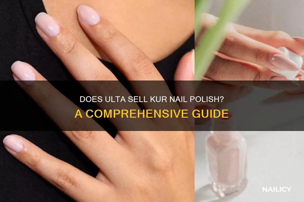 does ulta sell kur nail polish