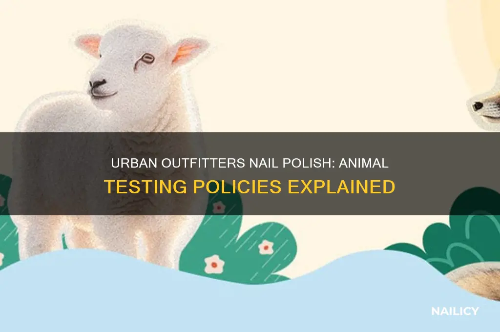 does urban outfitters nail polish test on animals