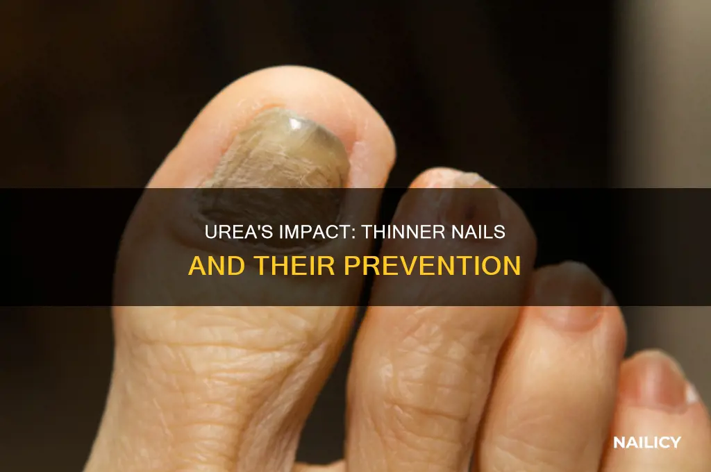 does urea make nails thinner