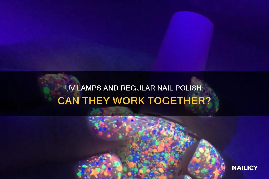 does uv lamp cure regular nail polish
