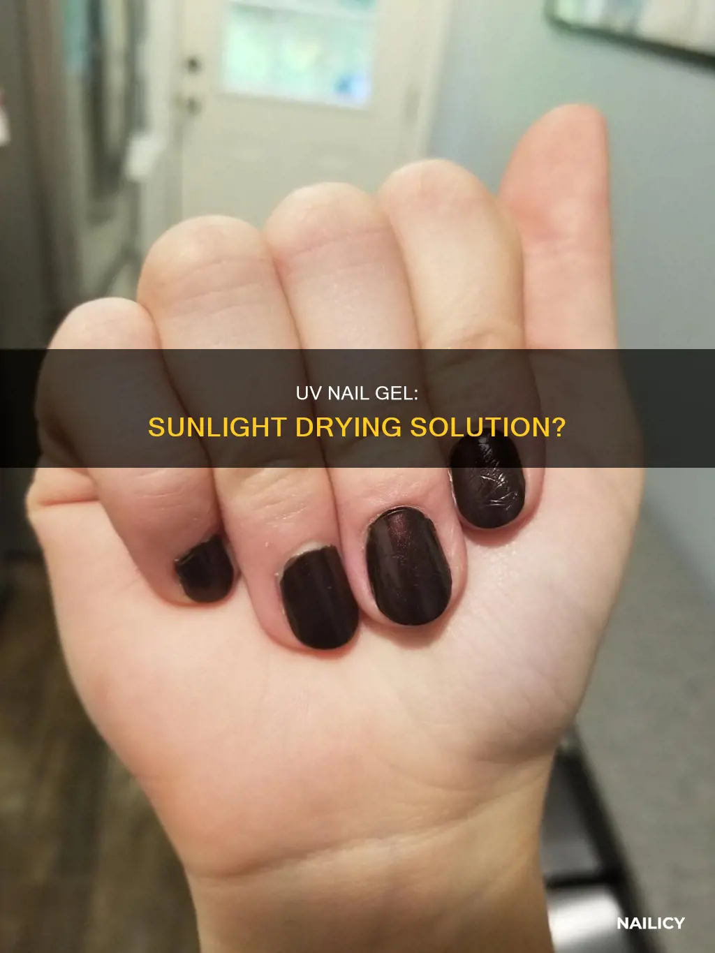 does uv nail gel dry in sunlight