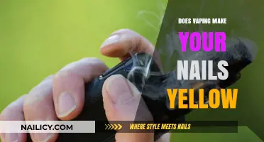 Vaping's Side Effects: Yellow Nails?