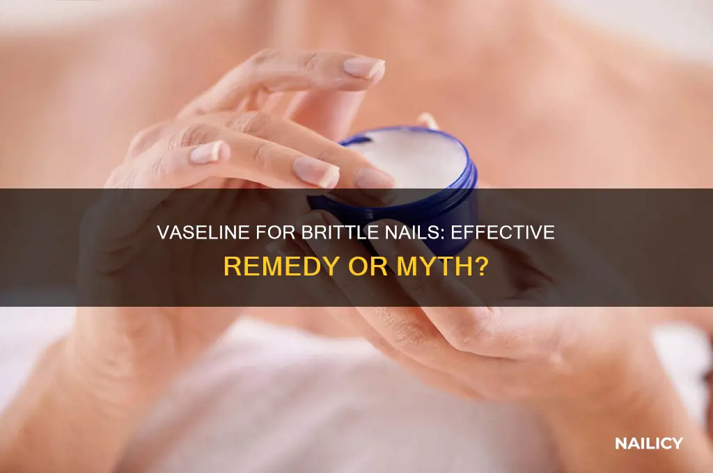 does vaseline help brittle nails