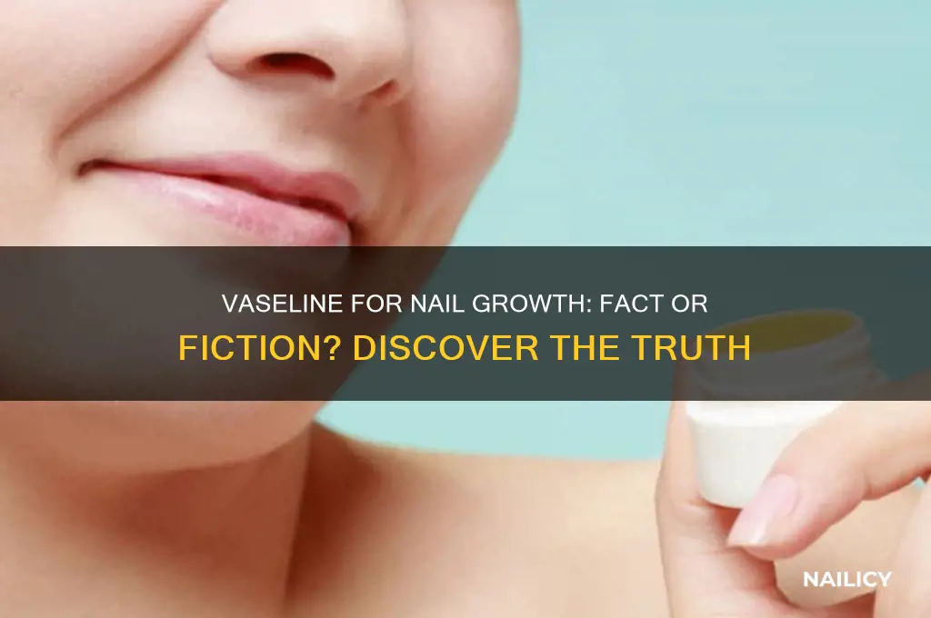 does vaseline help nail growth