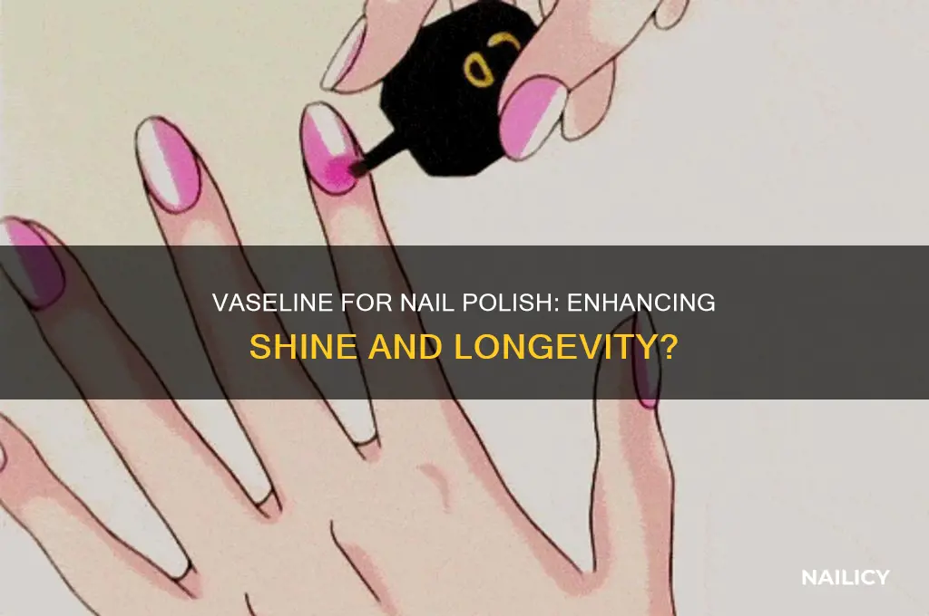does vaseline help nail polish