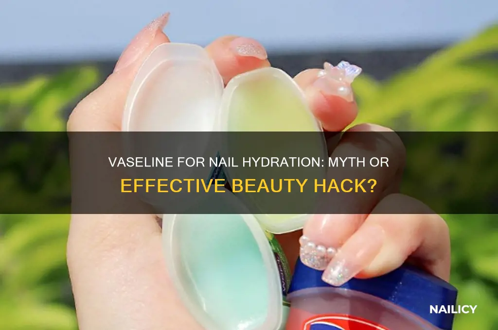 does vaseline hydrate nails