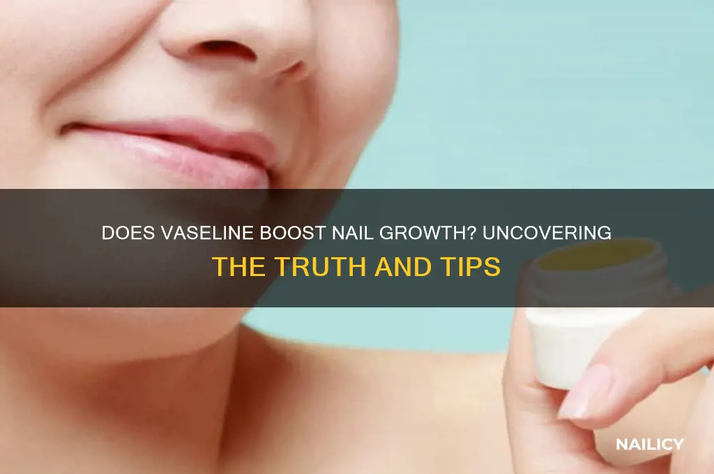 does vaseline promote nail growth