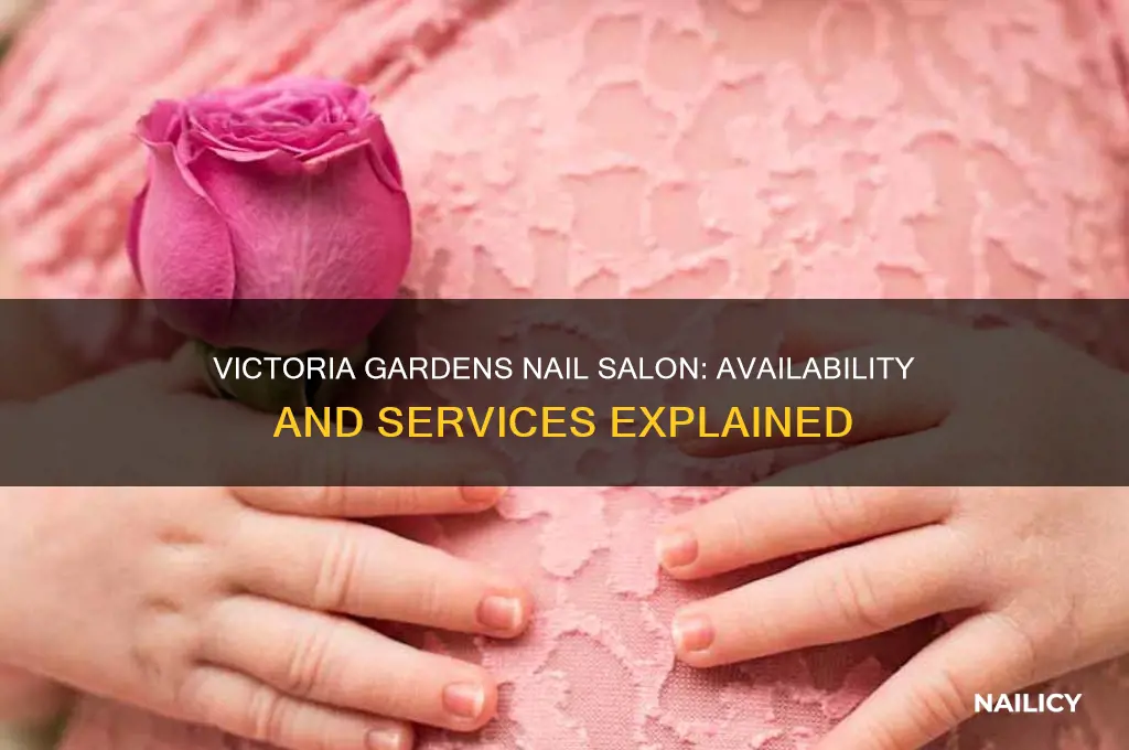 does victoria gardens have a nail salon