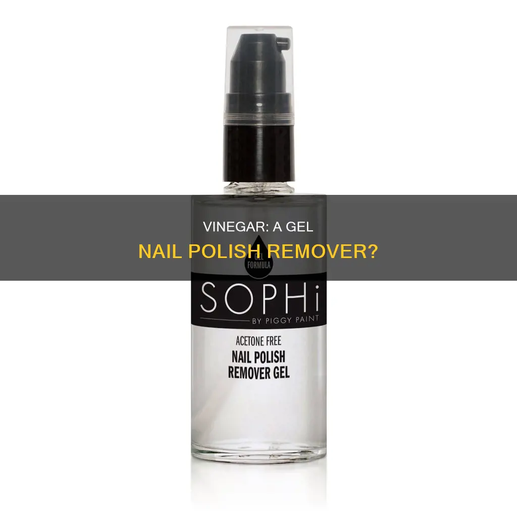 does vinegar remove gel nail polish