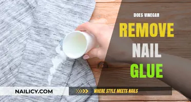 How Vinegar Helps Remove Nail Glue