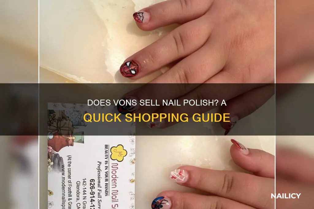does vons sell nail polish