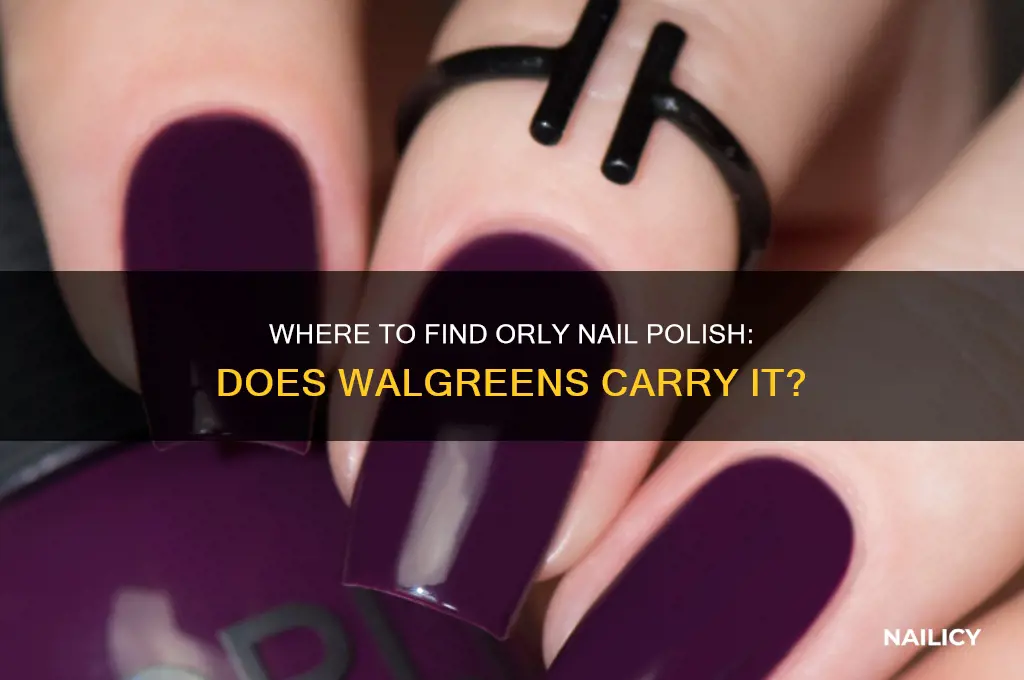 does walgreens sell orly nail polish