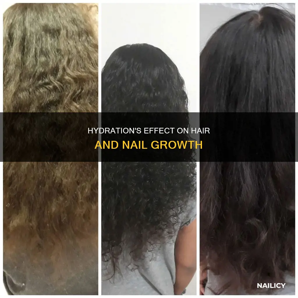does water make your hair and nails grow