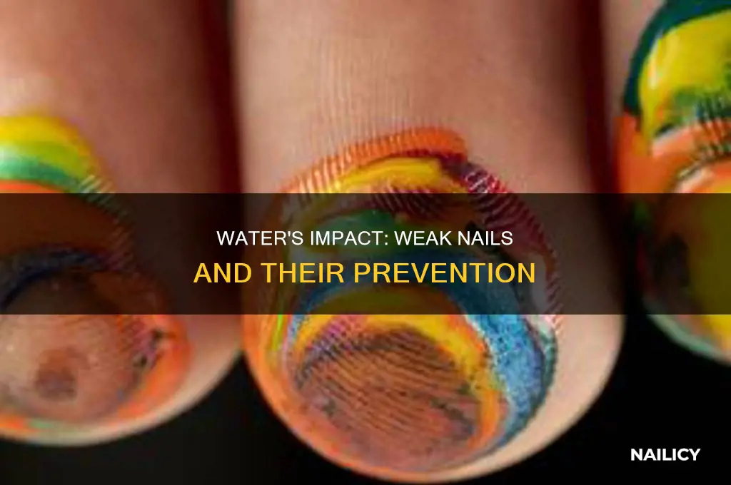 does water make your nails weak