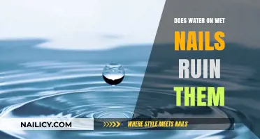 Water on Wet Nails: Does It Ruin Your Manicure?
