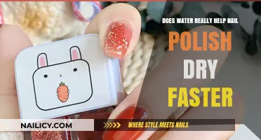 Water and Nail Polish: Speeding Up Drying Time - Fact or Fiction?