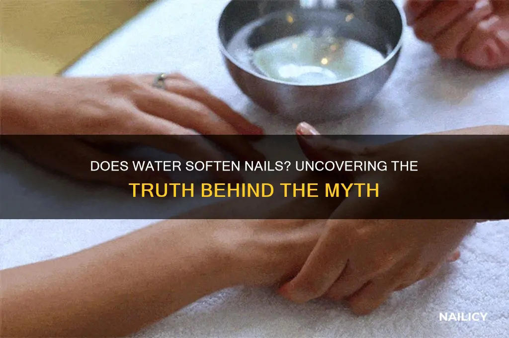 does water soften nails