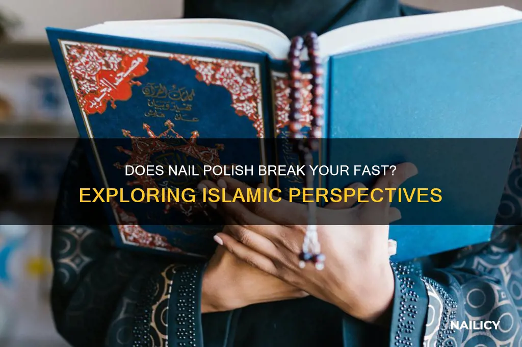 does wearing nail polish break your fast