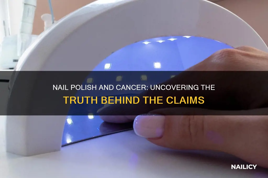 does wearing nail polish cause cancer