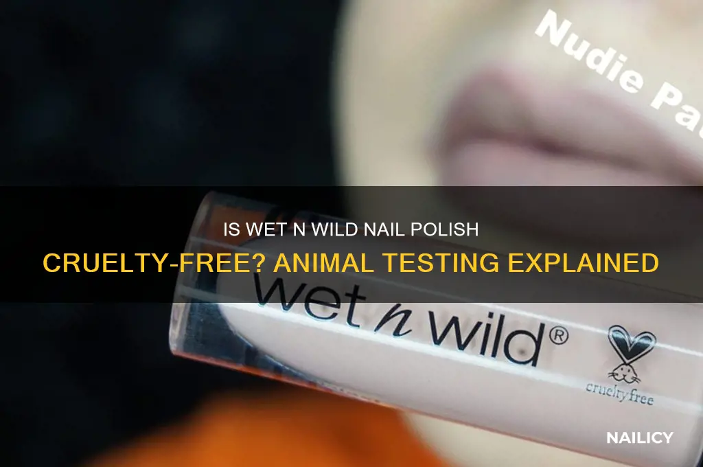 does wet n wild nail polish test on animals