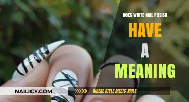 Does White Nail Polish Symbolize Purity, Minimalism, or Something Else?