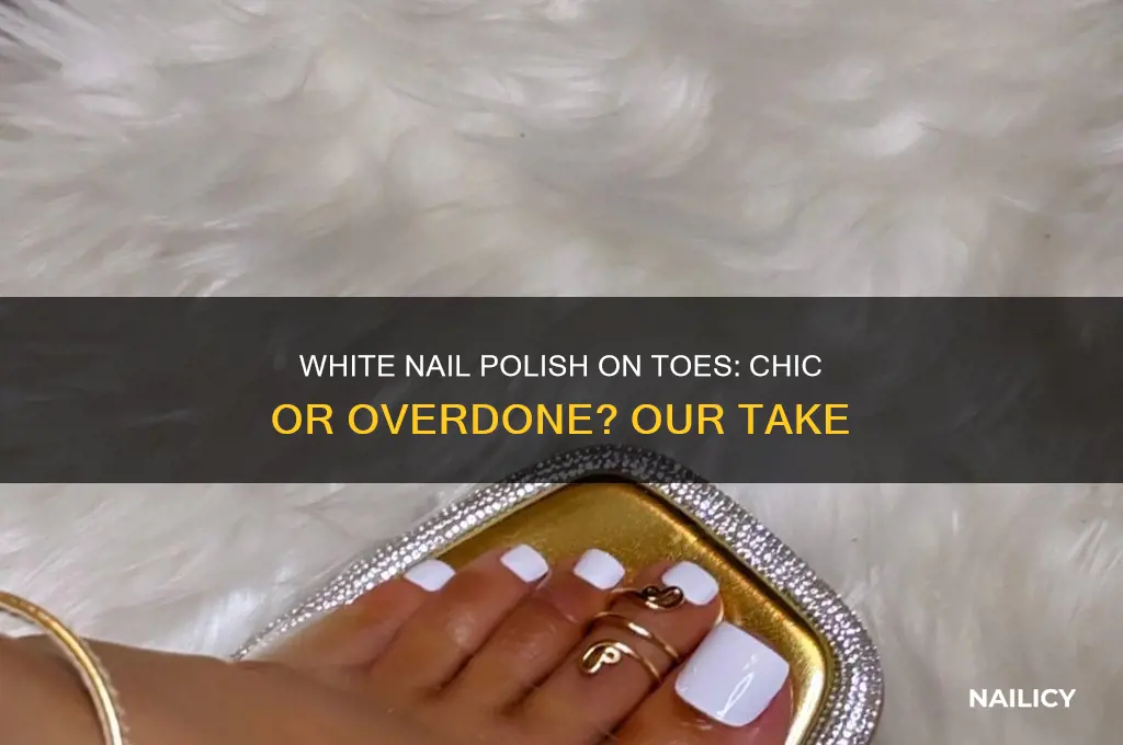 does white nail polish look good on toes