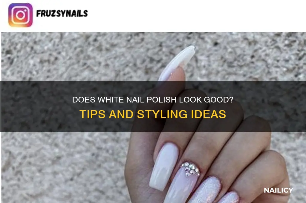 does white nail polish look good