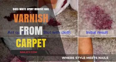 White Spirit: Effective Nail Varnish Carpet Cleaner?