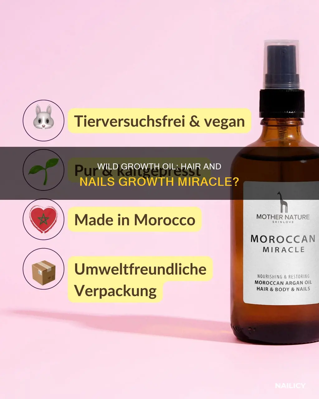 does wild growth hair oil make your nails grow