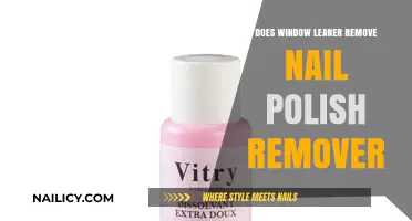 Window Cleaner: A Quick Fix for Nail Polish Removal