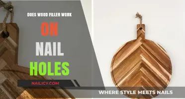 Can Wood Filler Effectively Repair Nail Holes in Wood Surfaces?