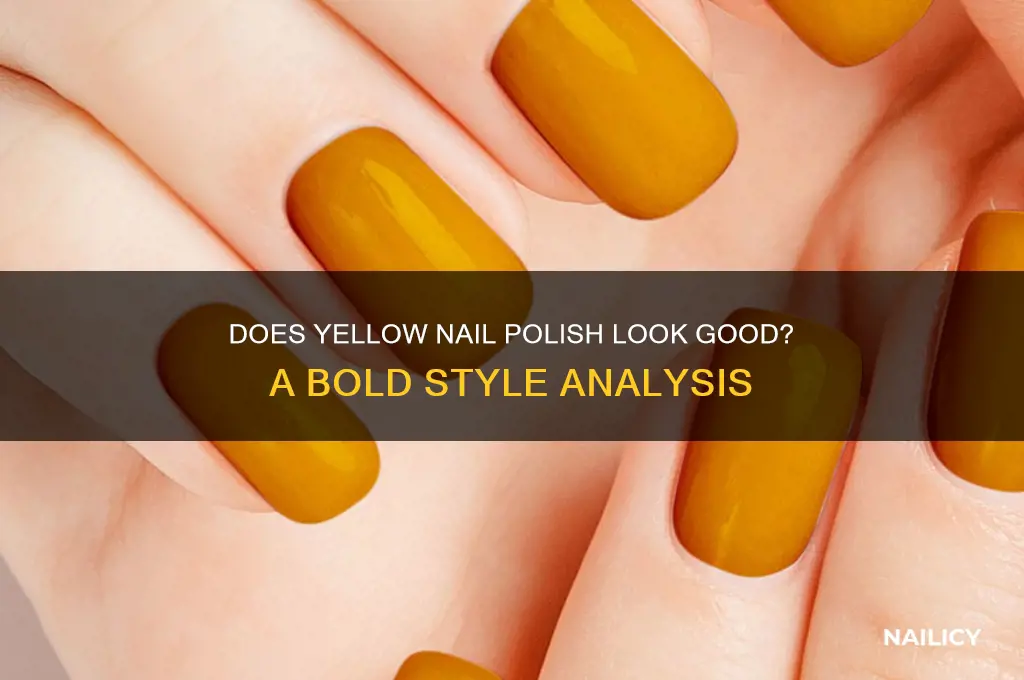 does yellow nail polish look good
