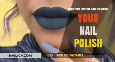 Lipstick and Nail Polish Harmony: Must They Always Match?