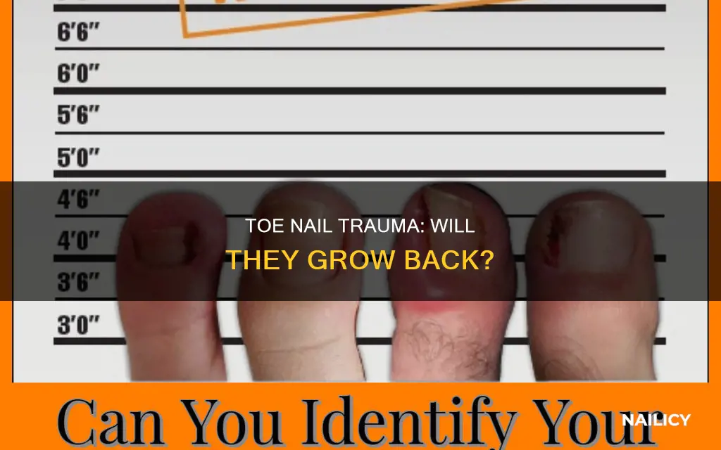 does your toe nail grow back