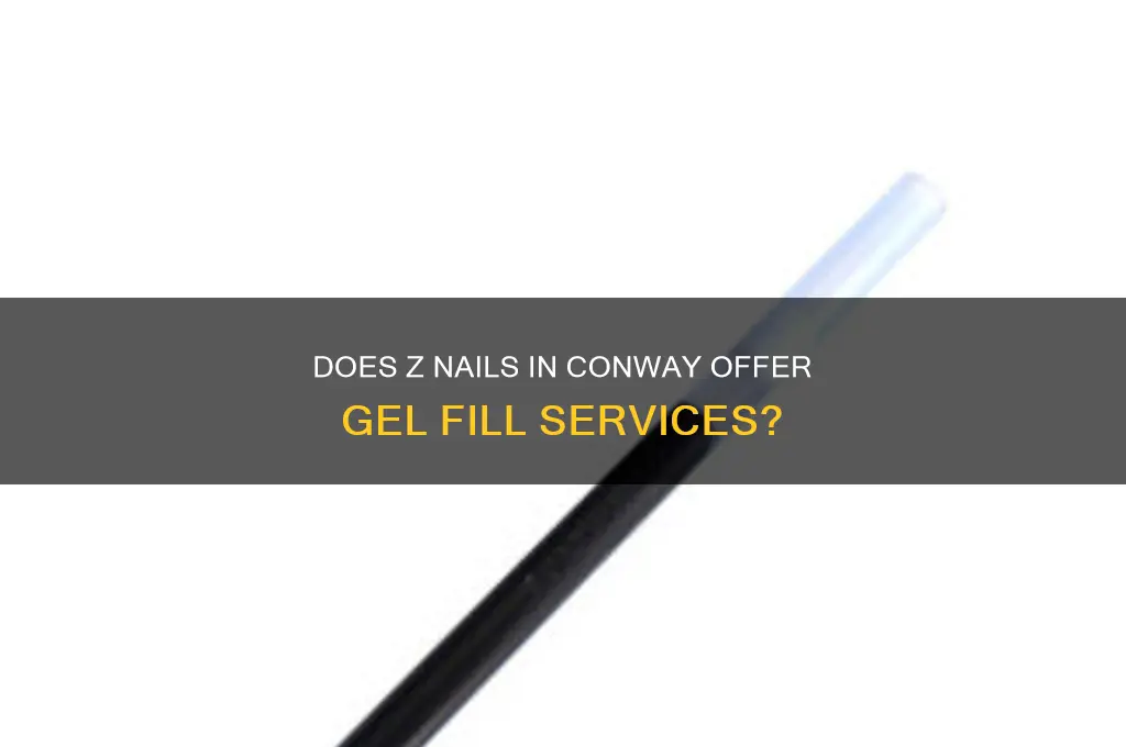 does z nails in conway do gell fills