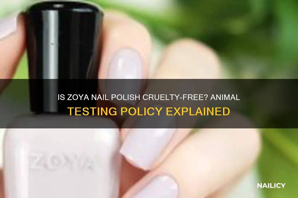 does zoya nail polish test on animals