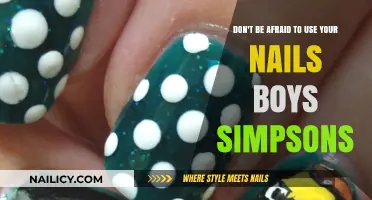Embracing Masculinity: The Simpsons' Guide to Nail Care for Boys