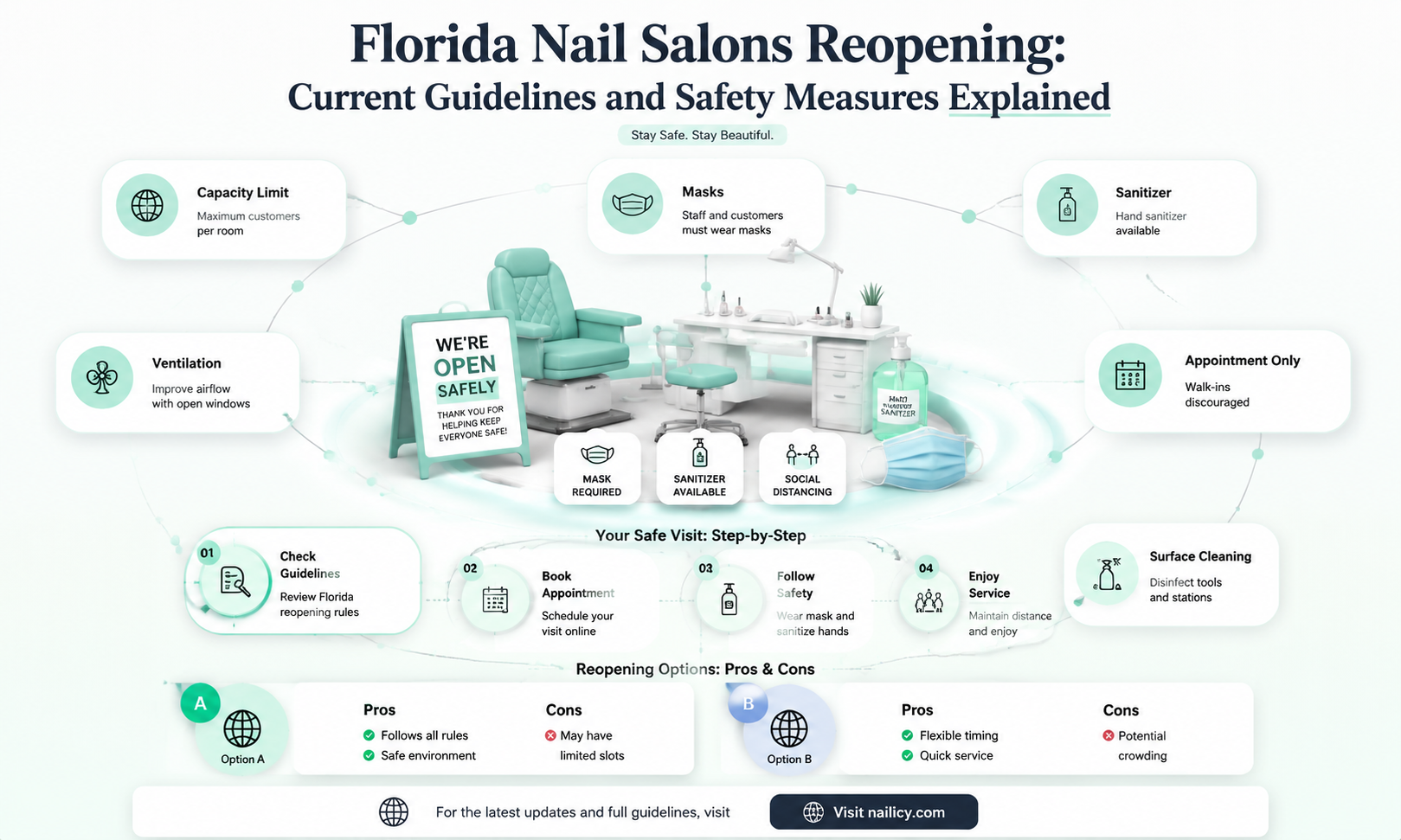 are nail salons allowed to be open in florida