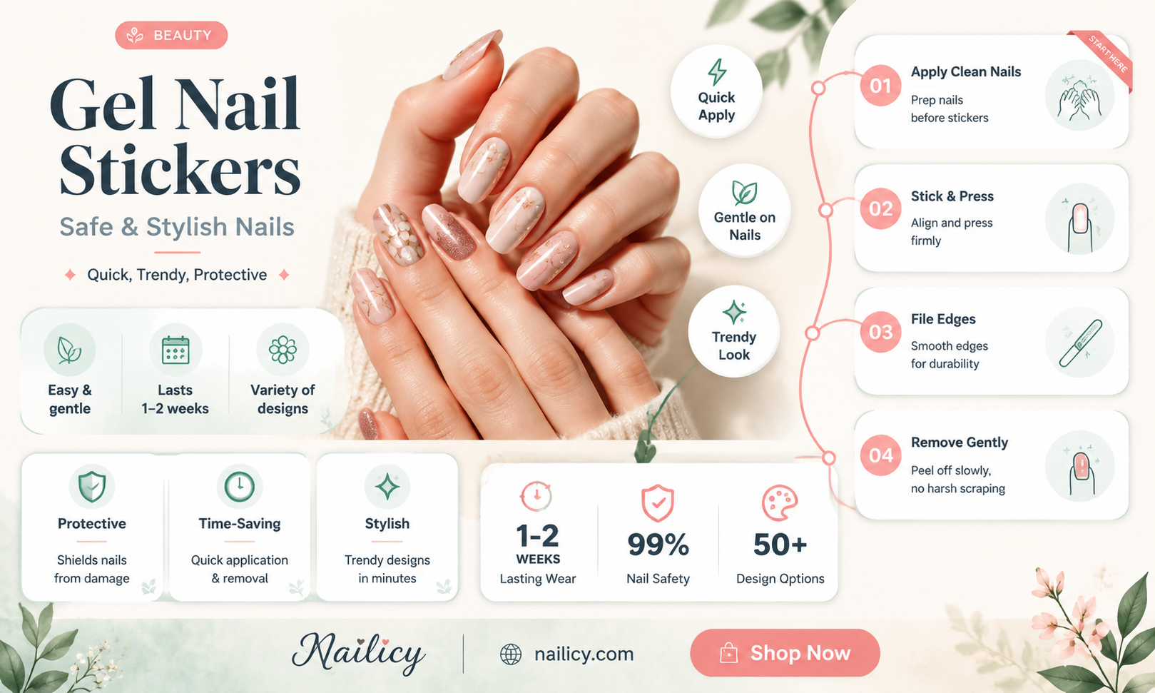 are gel nail stickers safe