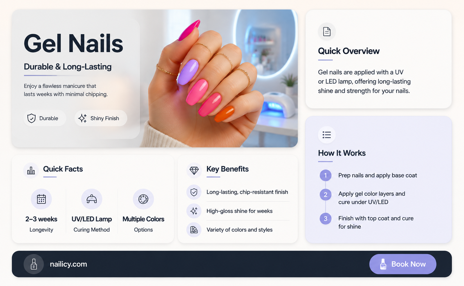 are gel nails durable