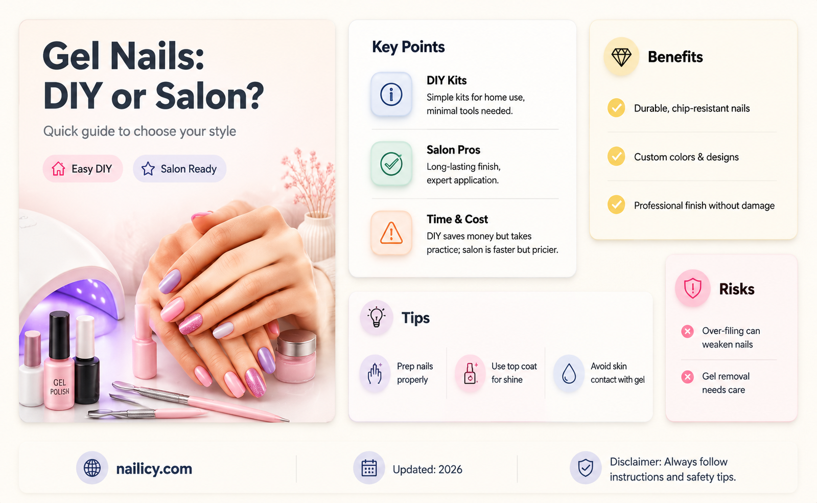 are gel nails easy to do at home