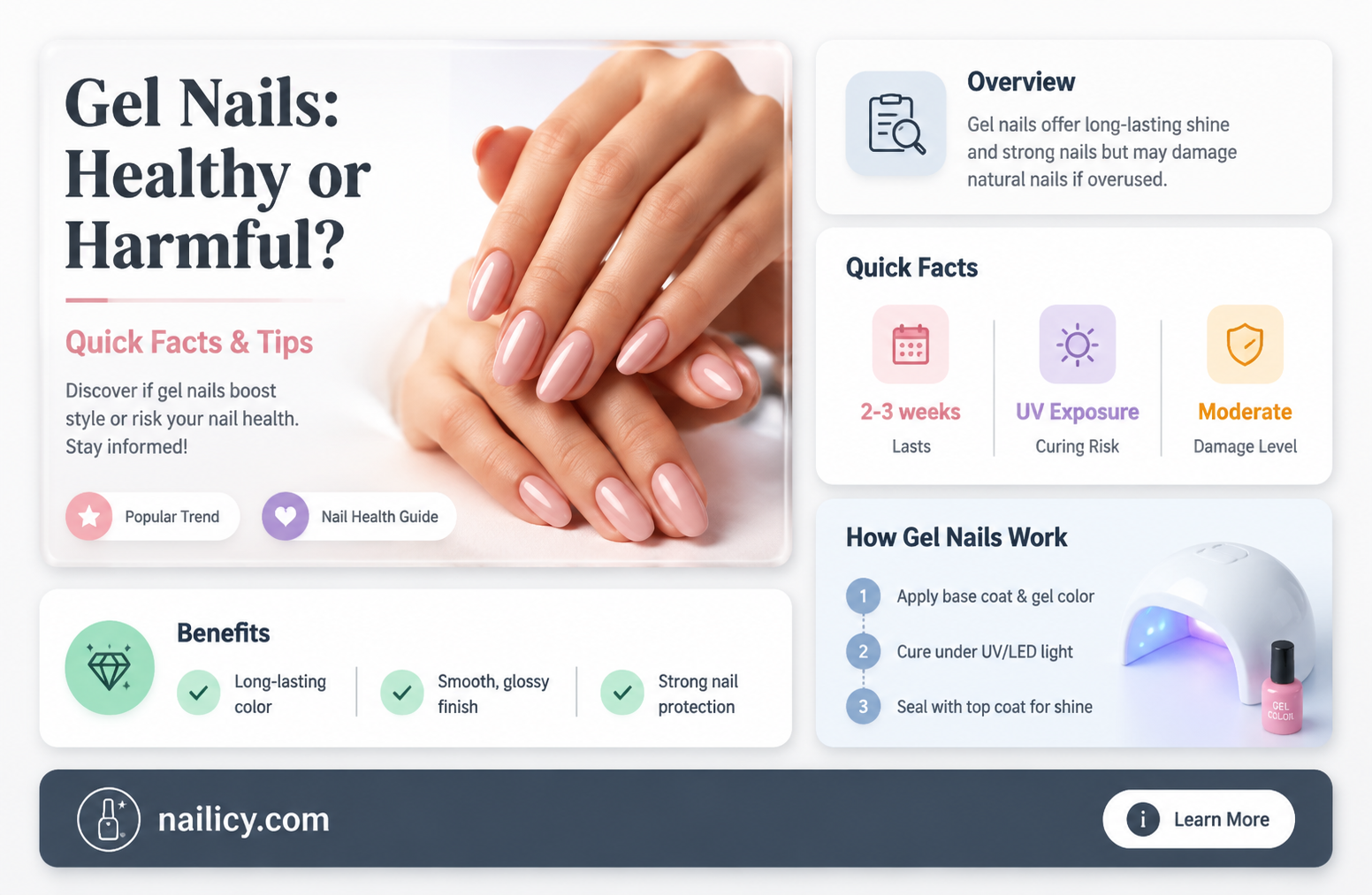 are gel nails healthy