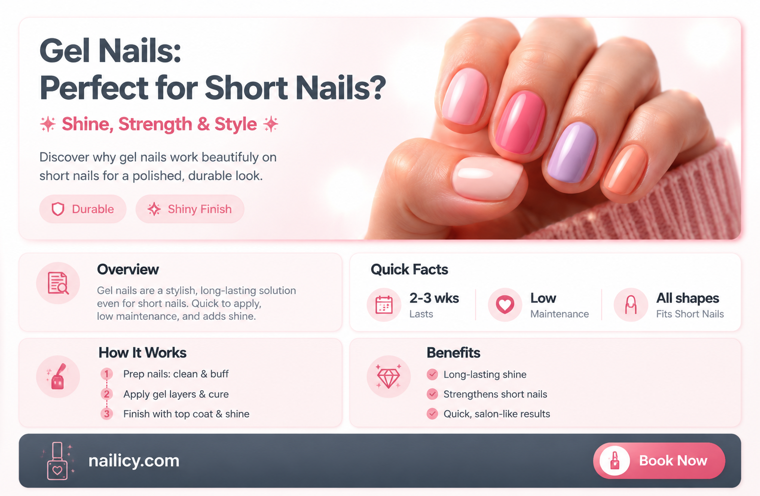 are gel nails good for short nails